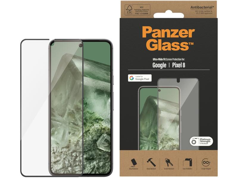 Panzerglass Displayschutz Ultra Wide Fit Pixel 8 Display-Schutzfolie für das Google Pixel 8