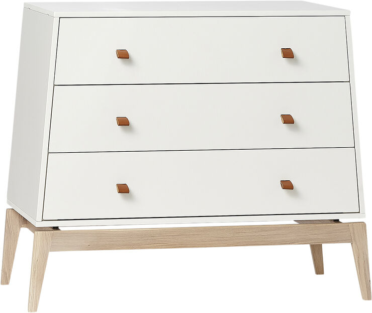 Leander Luna kommode, Hvid/Eg