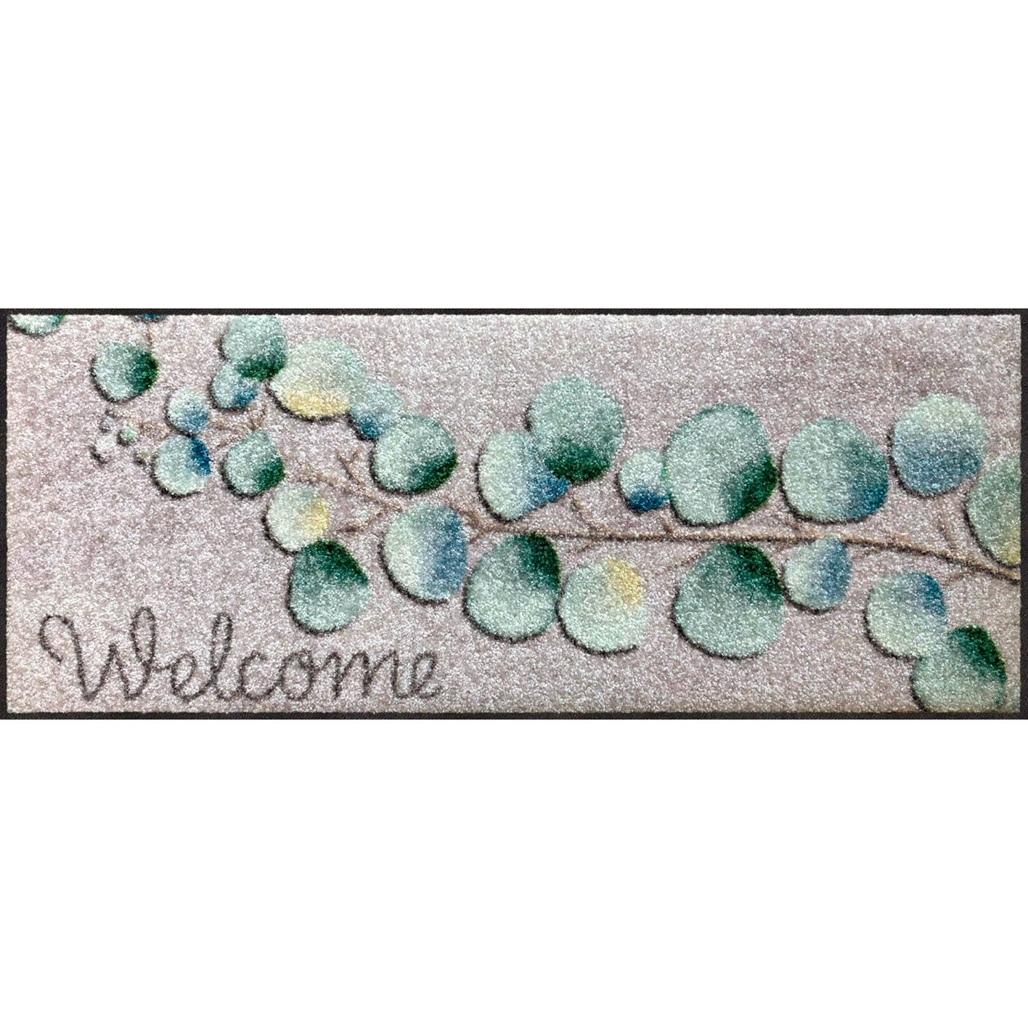 Türvorlage Eucalyptus Welcome