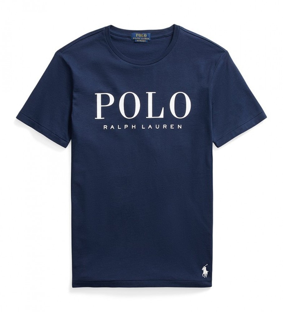 Camiseta Ralph Lauren Navy Custom Fit Knit