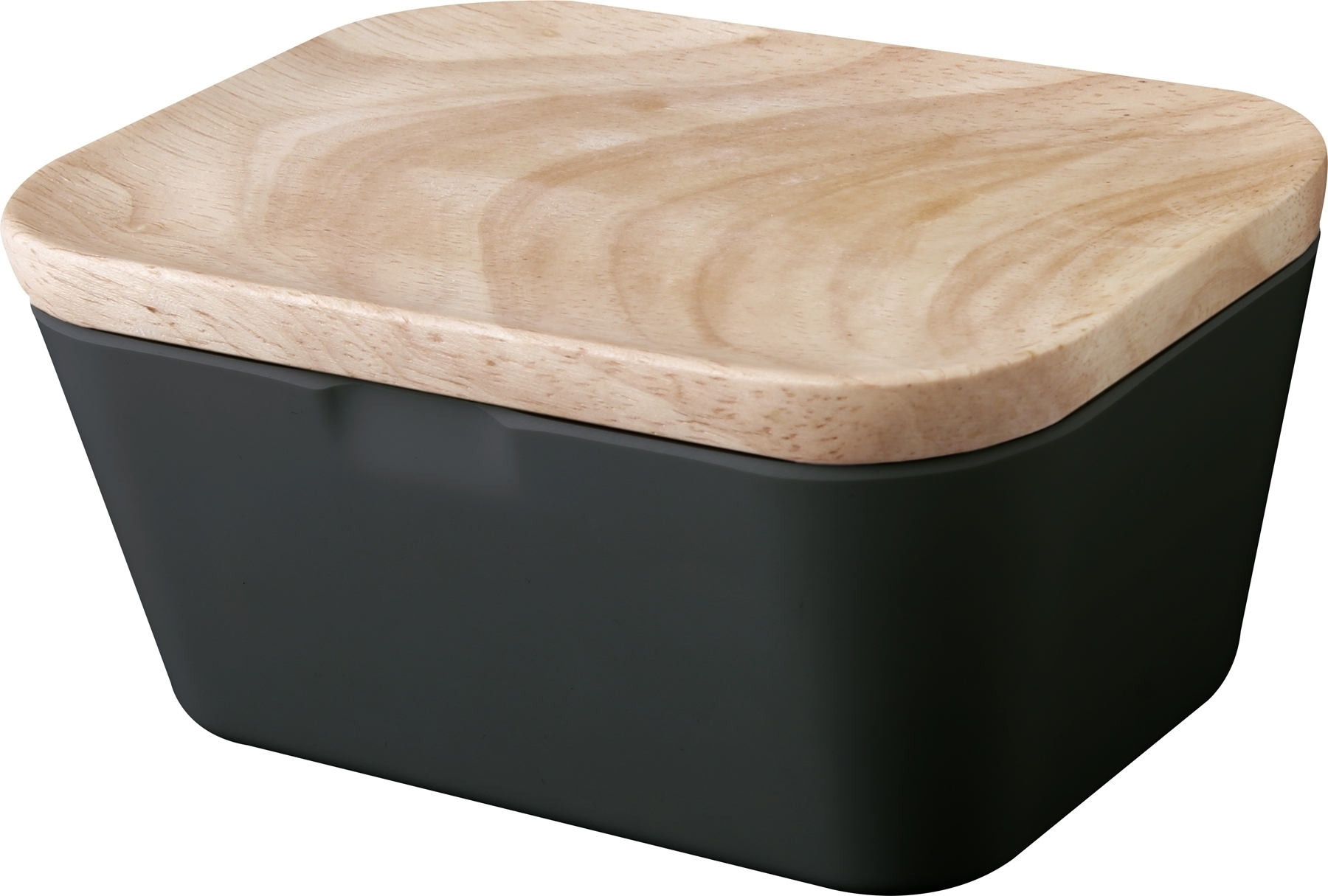 Brunner Melamin/Bamboo Butterbrotdose grau