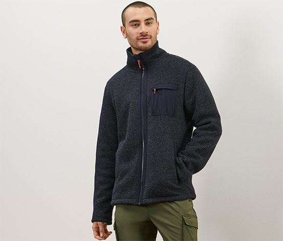 Thermo-Strickfleecejacke