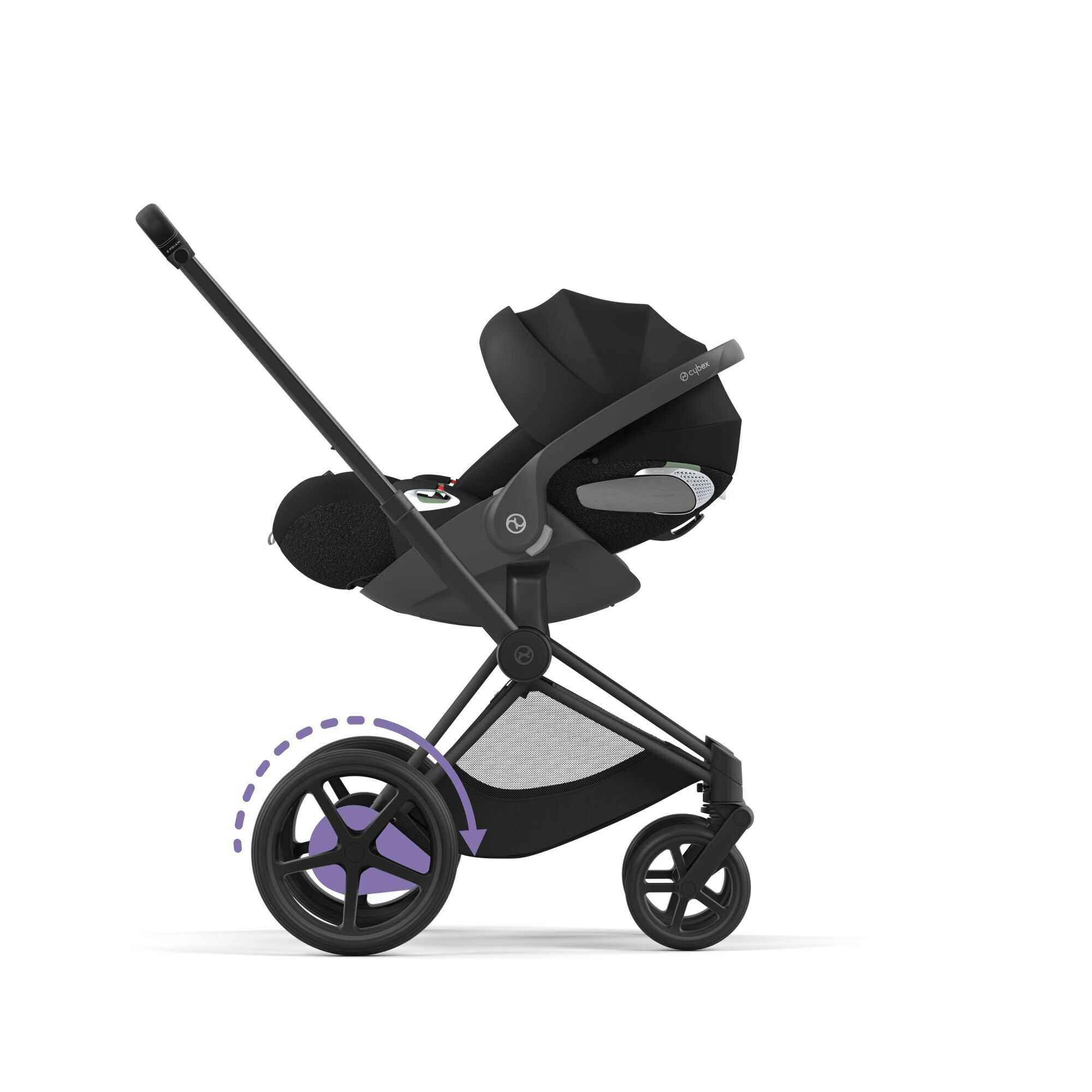 e-Priam Rahmen Matt Black