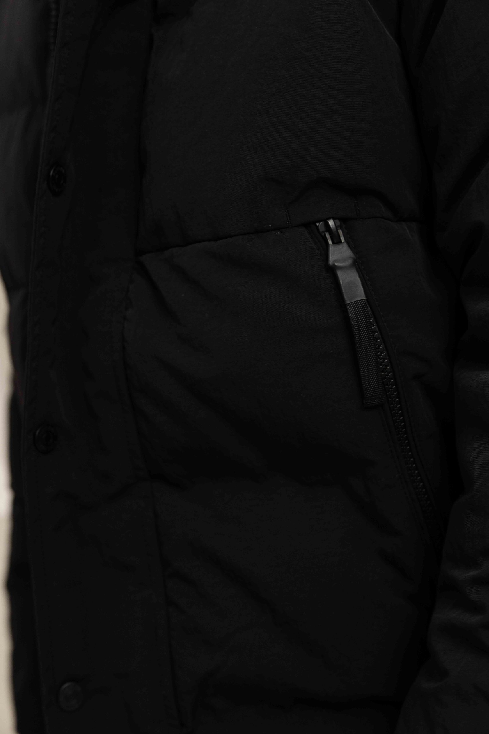 Pure Path Puffer Winterjas Heren Zwart
