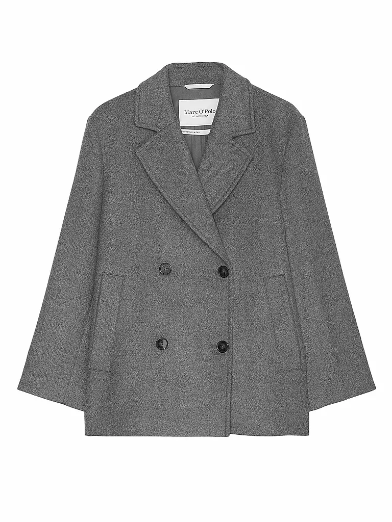 MARC O'POLO Wolljacke  grau