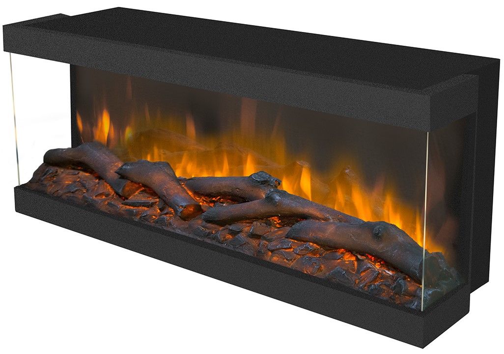 Elektrische 3D LED Inzethaard 90 Levico B91.5 x D24.5 x H40.5 cm