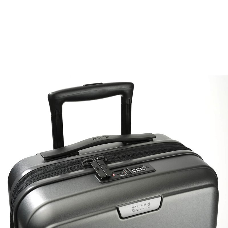 Valise cabine rigide Pure Mate Extensible 55cm Anthracite