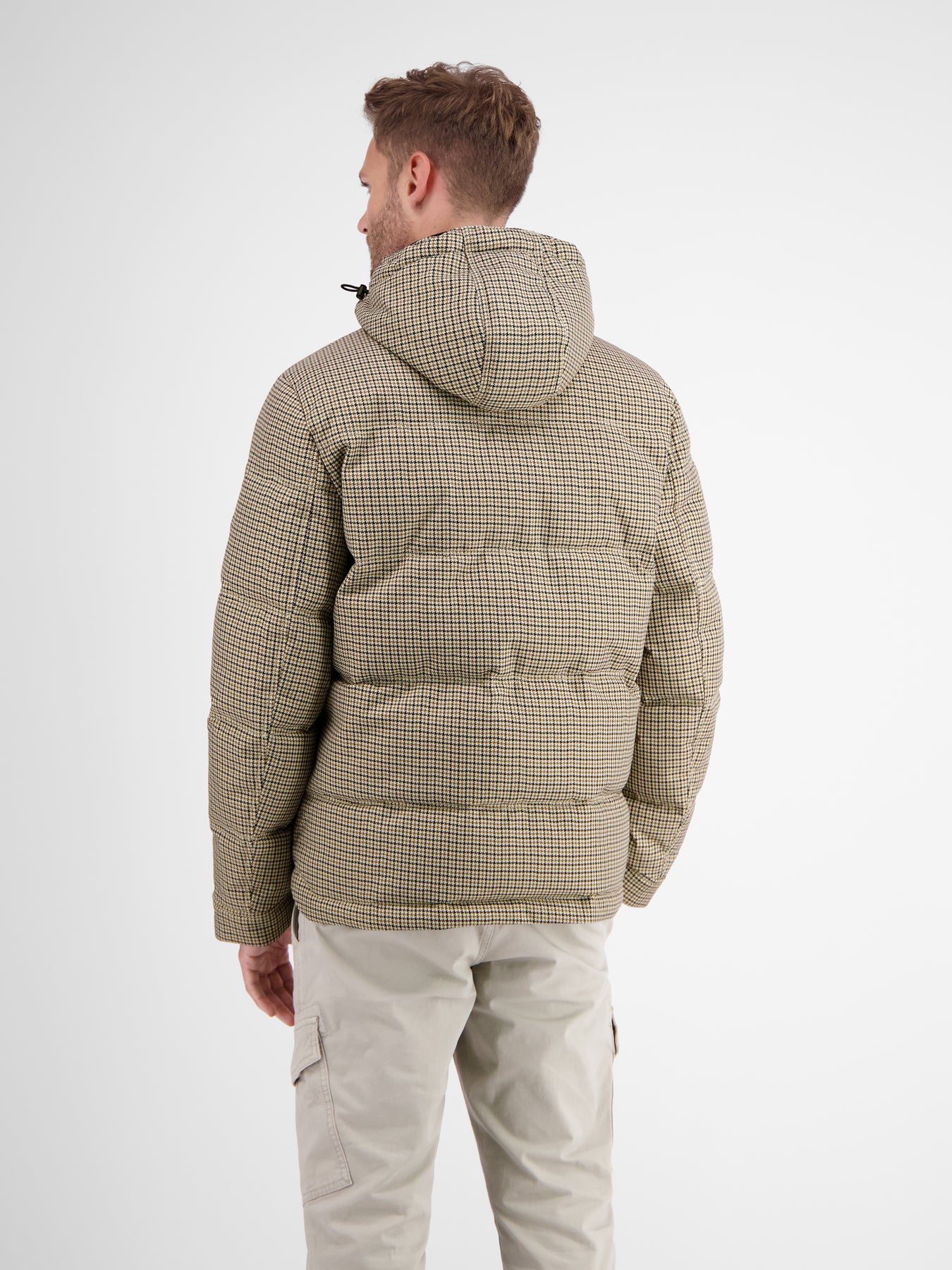 Steppblouson. kariert