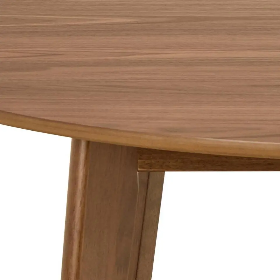 Eettafel Walnoot Rond - 105x105x76cm - Levi