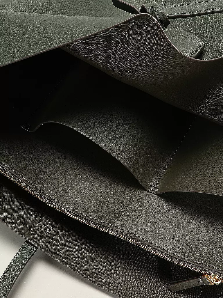 TORY BURCH Ledertasche - Shopper PERRY olive