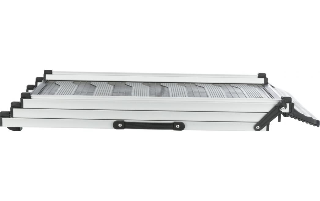 Teleskop-Rampe 6.8 kg, 40 x 78 - 175 cm<br>3-fach Teleskop-Rampe aus Aluminium/TPR für Hunde