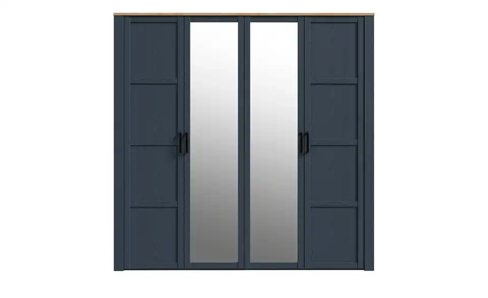 Drehtürenschrank Bohol Blau 215 cm