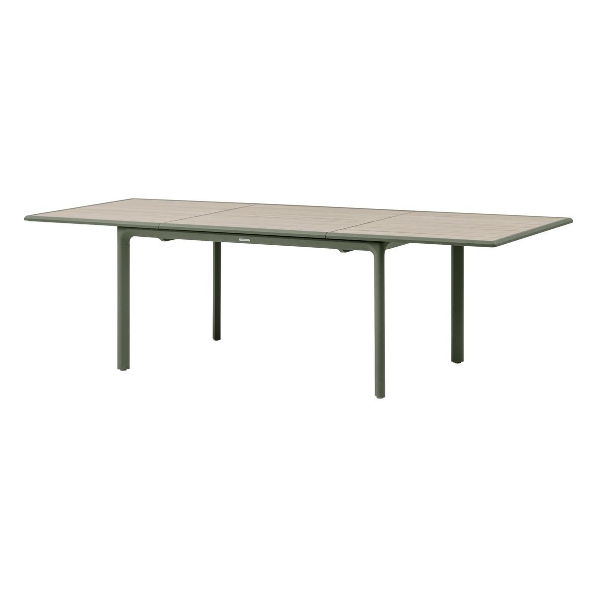 TABLE DILORS ALUMINIUM LIN LAURIER 10 PLACES