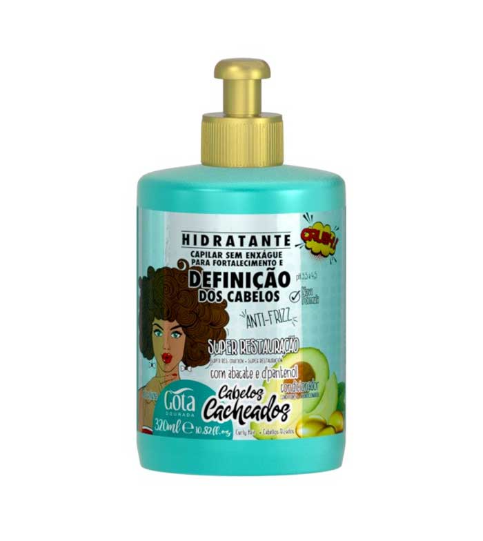 Gota Dourada - Creme modelador fortalecedor para cabelos cacheados