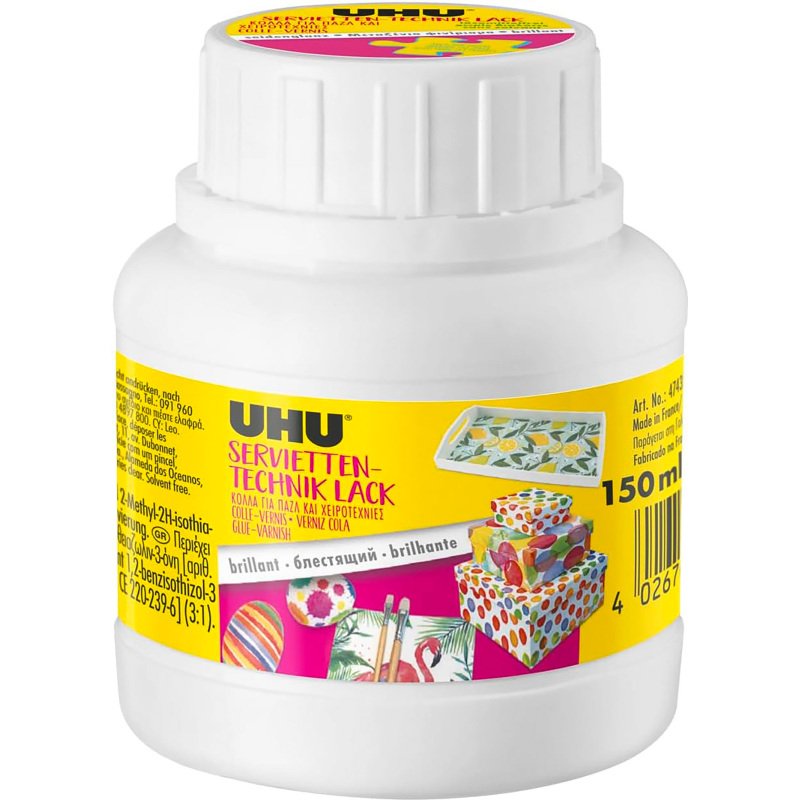 Colle vernis UHU 150 ml