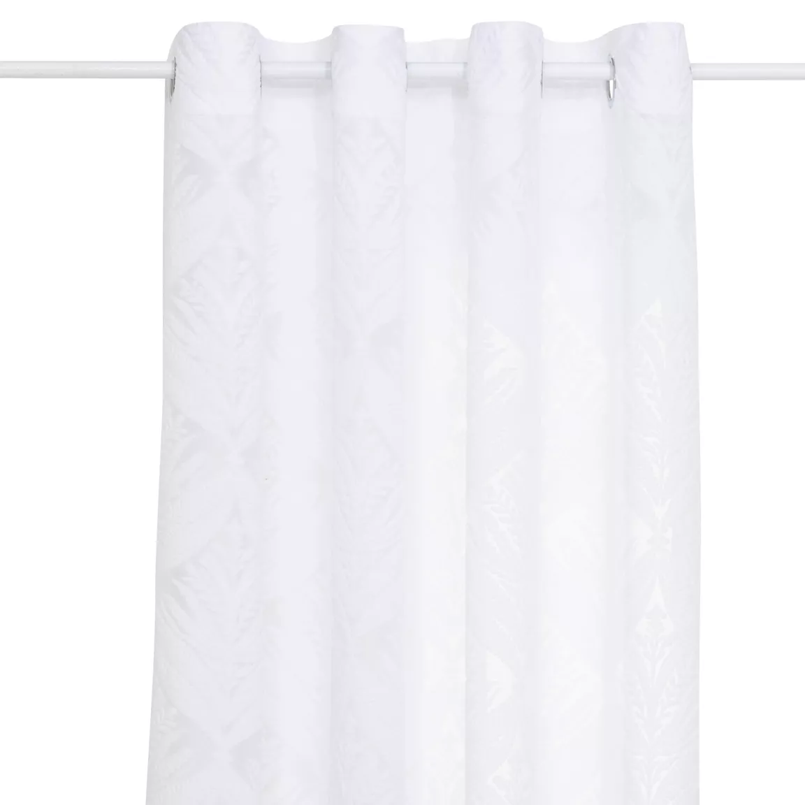 Voilage œillets (140 x 240 cm) Wild Blanc