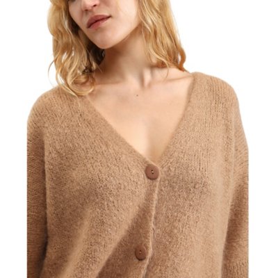 Gilet femme Boutonne Manches Courtes PLEASE