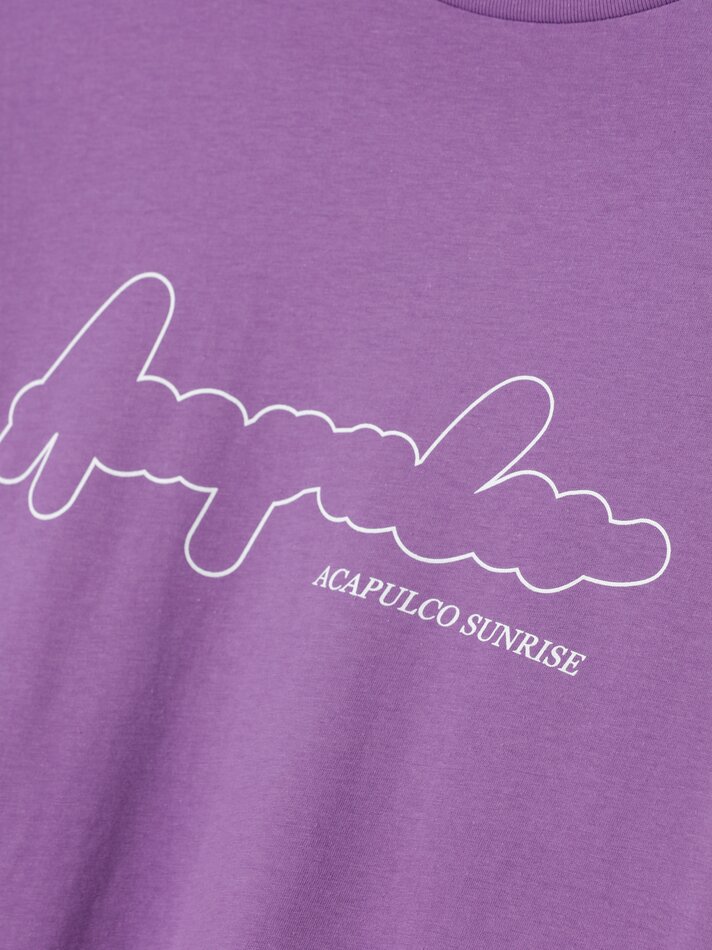 Camiseta estampada - Roxa