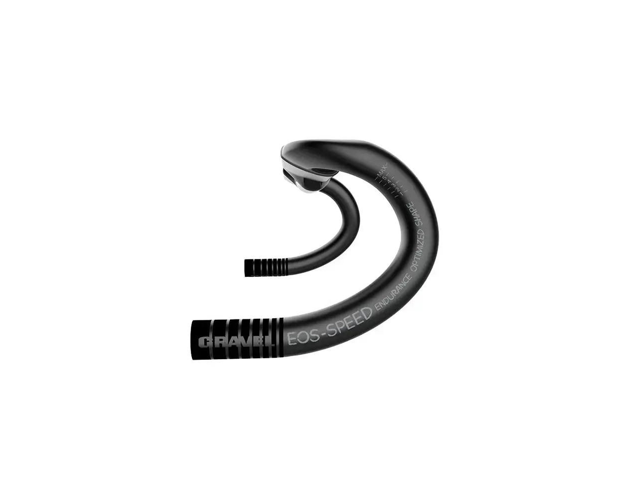 Deda Superzero Gravel Carbon Stuur Mat Zwart/Zwart