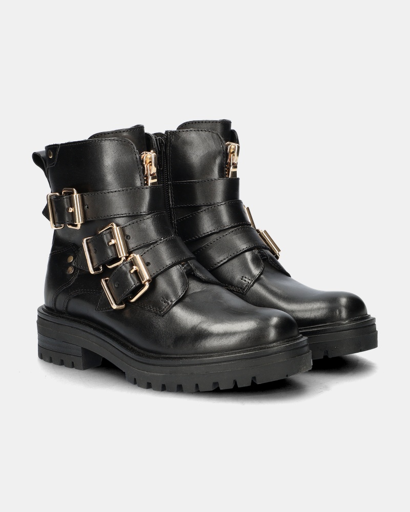Nelson Monk Bikerboots  - zwart