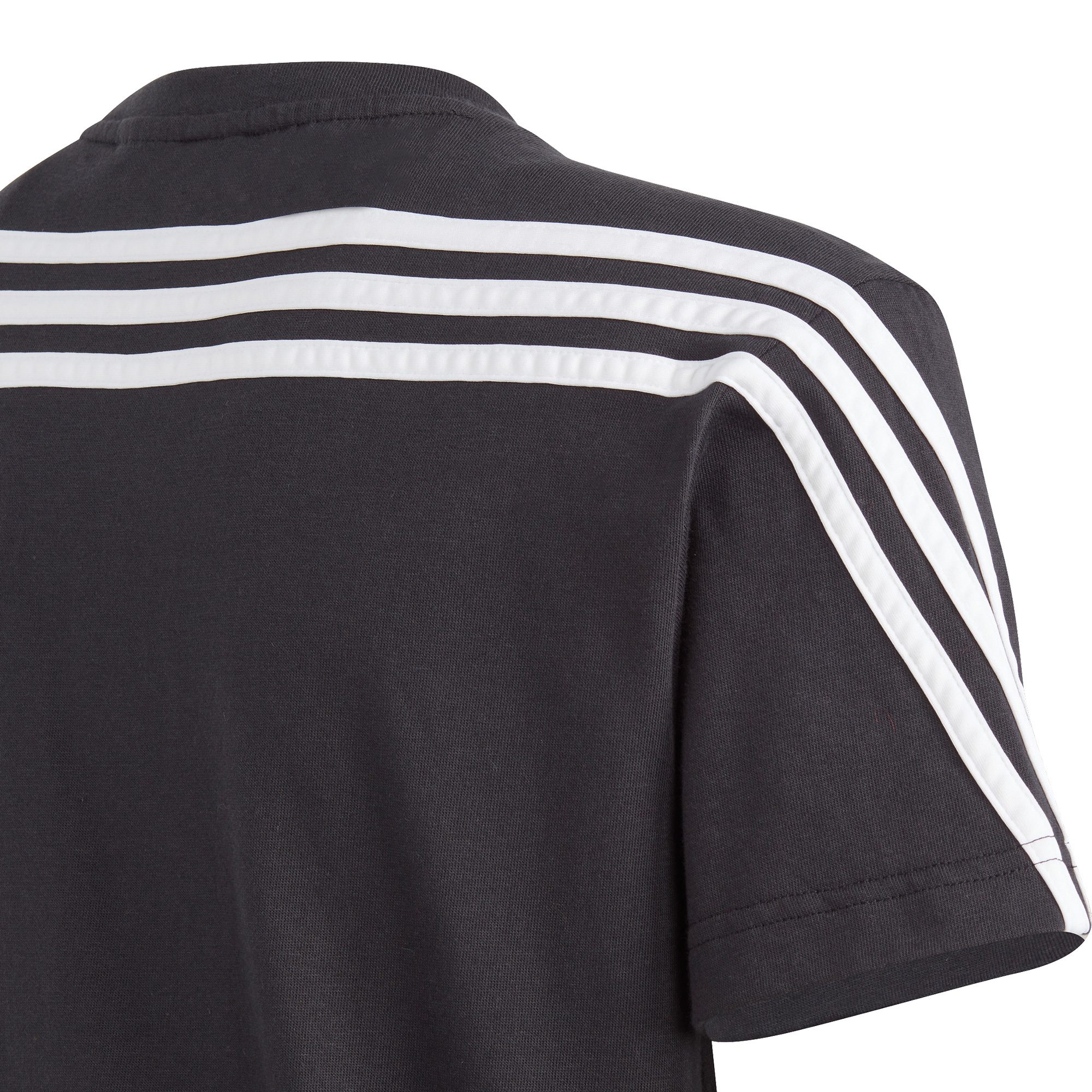 adidas Future Icons 3-Streifen T-Shirt Kinder schwarz