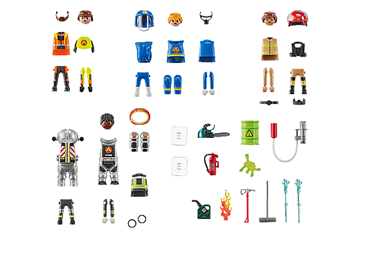 Playmobil - My Figures Brandvæsen (71468)