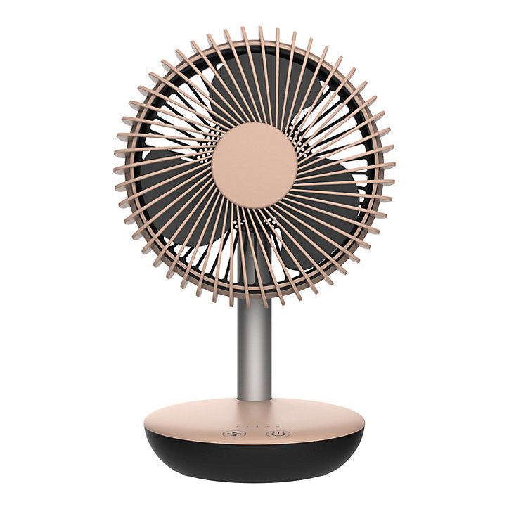 Mini ventilateur de table ø15 cm rose