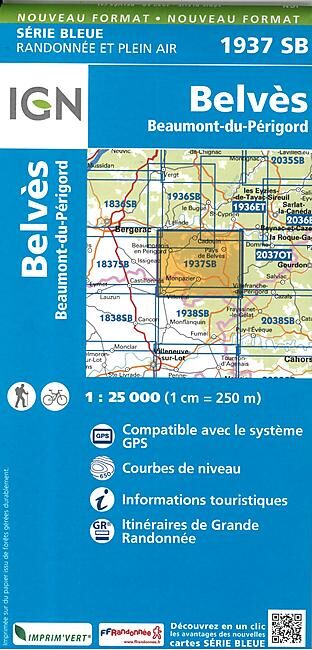 IGN - 1937 SB BELVES 1 25 000