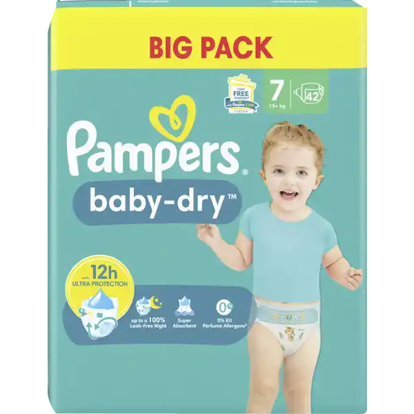 baby-dry Windeln Gr.7 (15+kg) Big Pack
