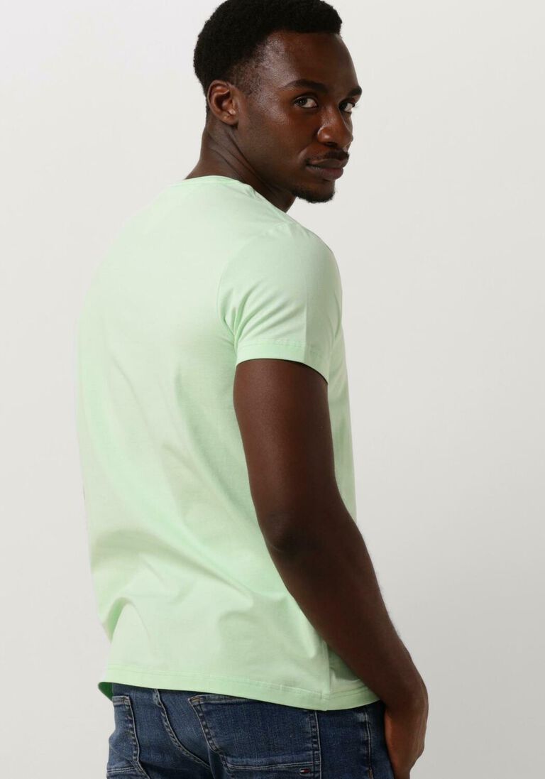 TOMMY HILFIGER mint tommy hilfiger t-shirt stretch slim fit tee