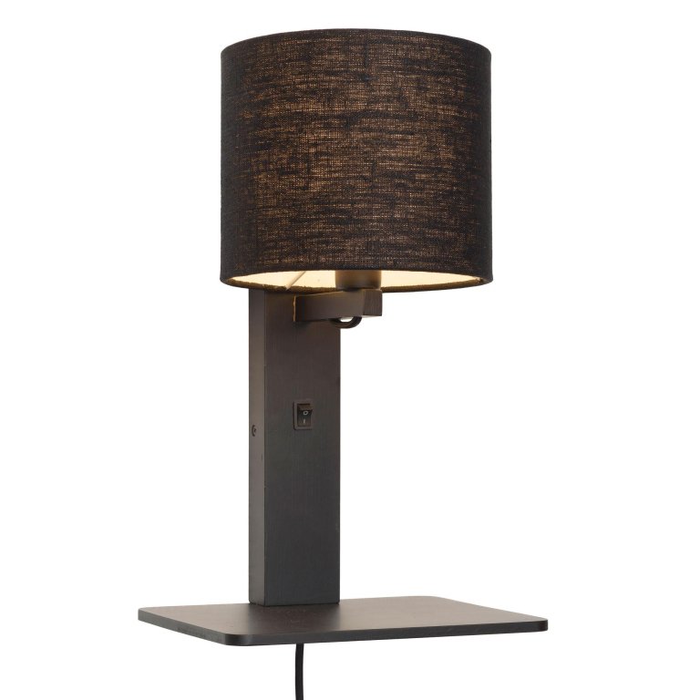 Good&Mojo Andes wandlamp zwart/zwart
