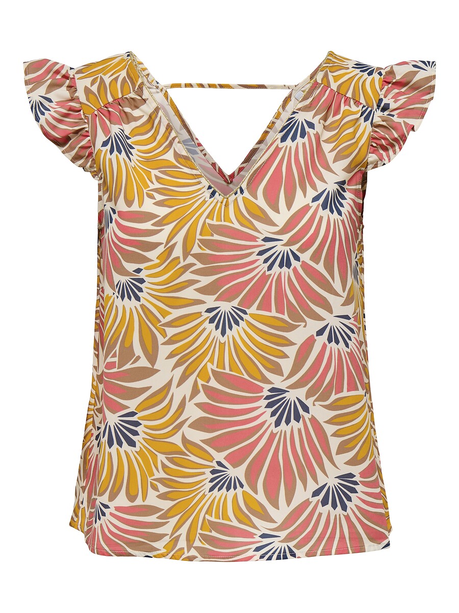 SOMENTE<br>Blusa de manga curta estampada