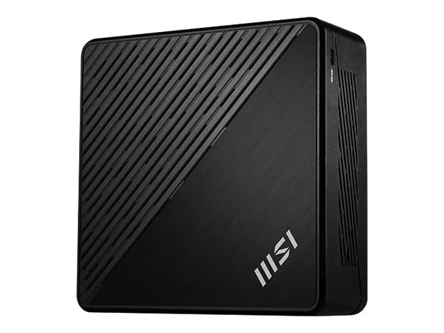 MSI Cubi N ADL S 225BEU - Barebone - mini PC 1 x N-series N100 / op til 3.4 GHz - RAM 0 GB - UHD Graphics - Gigabit Ethernet - sort
