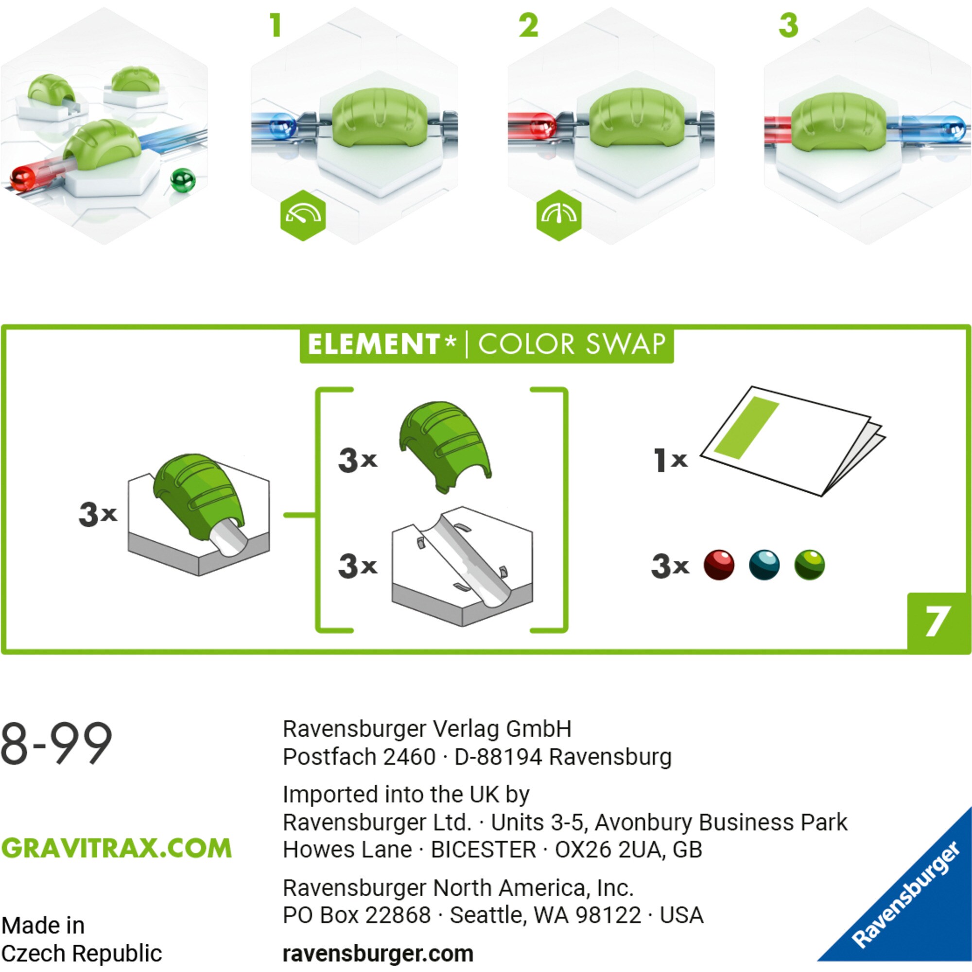 Ravensburger Bahn GraviTrax Element Color Swap