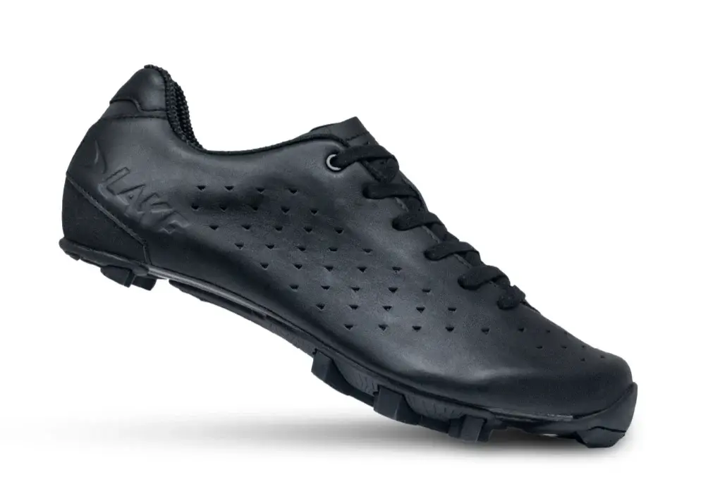 Lake MX21G Wide Mountainbikeschoenen Zwart/Zwart Clarino Heren