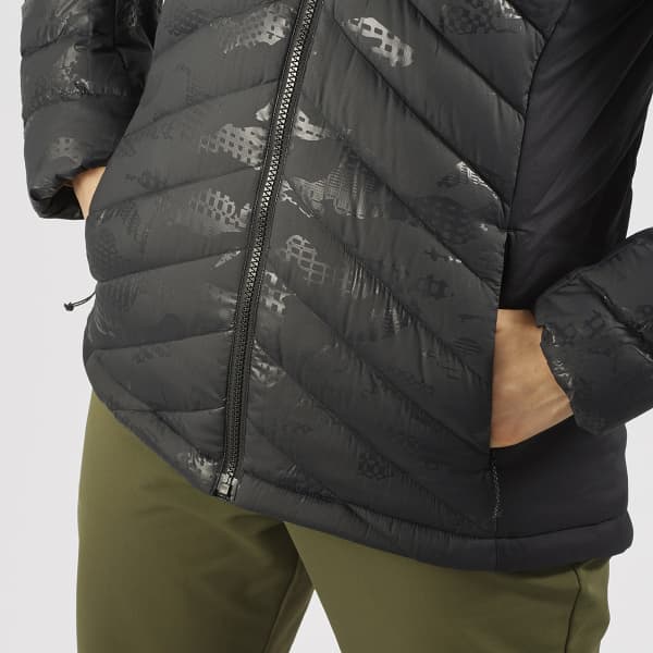 Doudoune ski SALOMON TRANSITION DOWN HOODIE W BLACK/HE