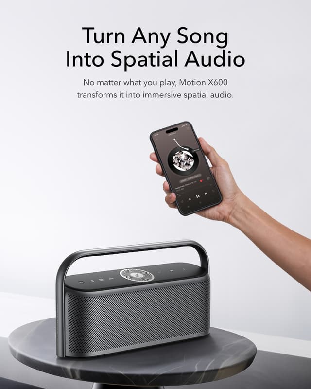 Soundcore Motion X600 trådløs bærbar højttaler (sort)