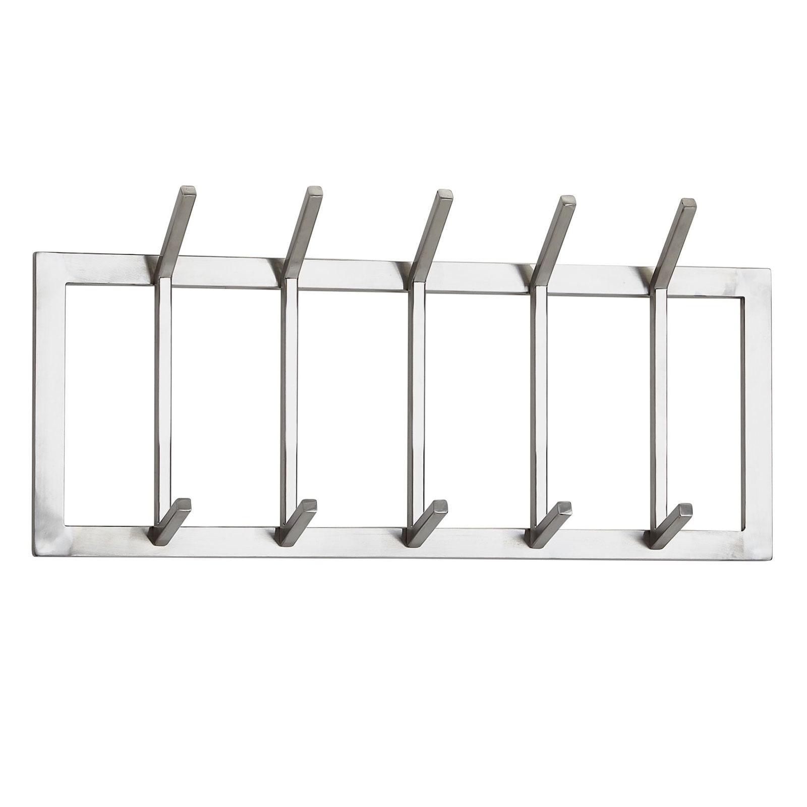 Garderobe 65 x 30 cm Silberfarbig