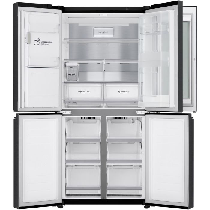 LG Side-by-Side GMX 844 MCBF InstaView® Matte Black Stainless - interner Wassertank