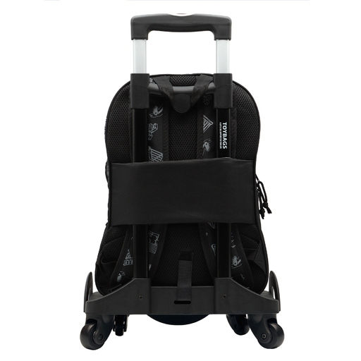 Mochila Fortnite, adaptável, mais o mais novo carrinho Toybags, 4 rodas, 360°
