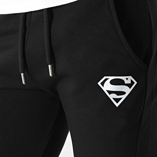 Pantalon Jogging Superman Logo Noir Blanc