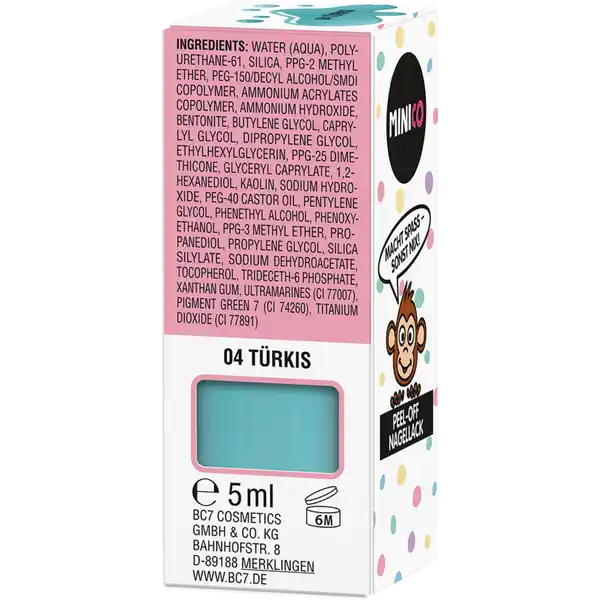 Peel-Of Nagellack 04 Türkis