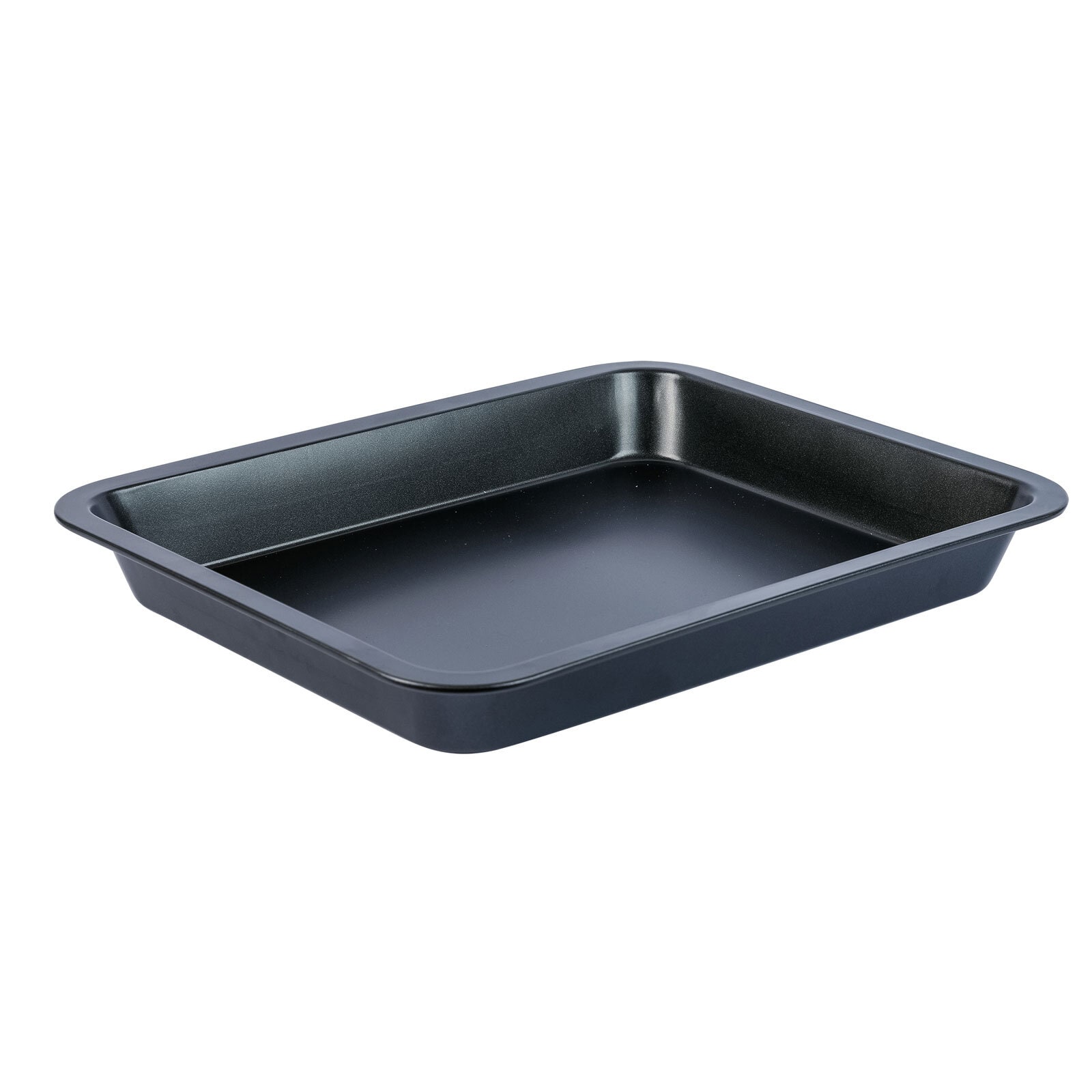 Back-/Auflaufform mit Haube und Tragegriff schwarz transparent blau 40x8x32cm