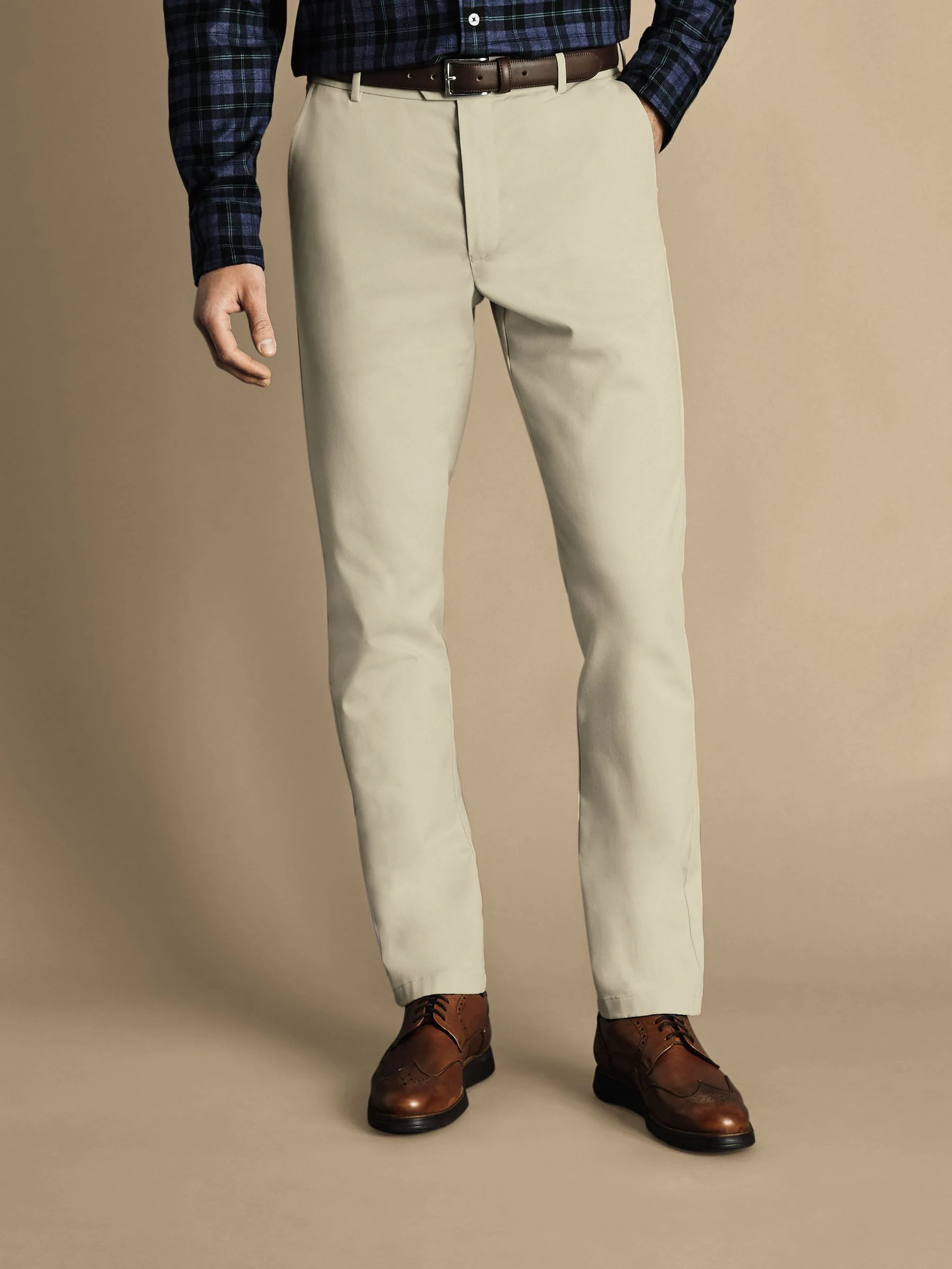 Natuurlijk - Charles Tyrwhitt Classic Fit ultimate chino zonder plooien