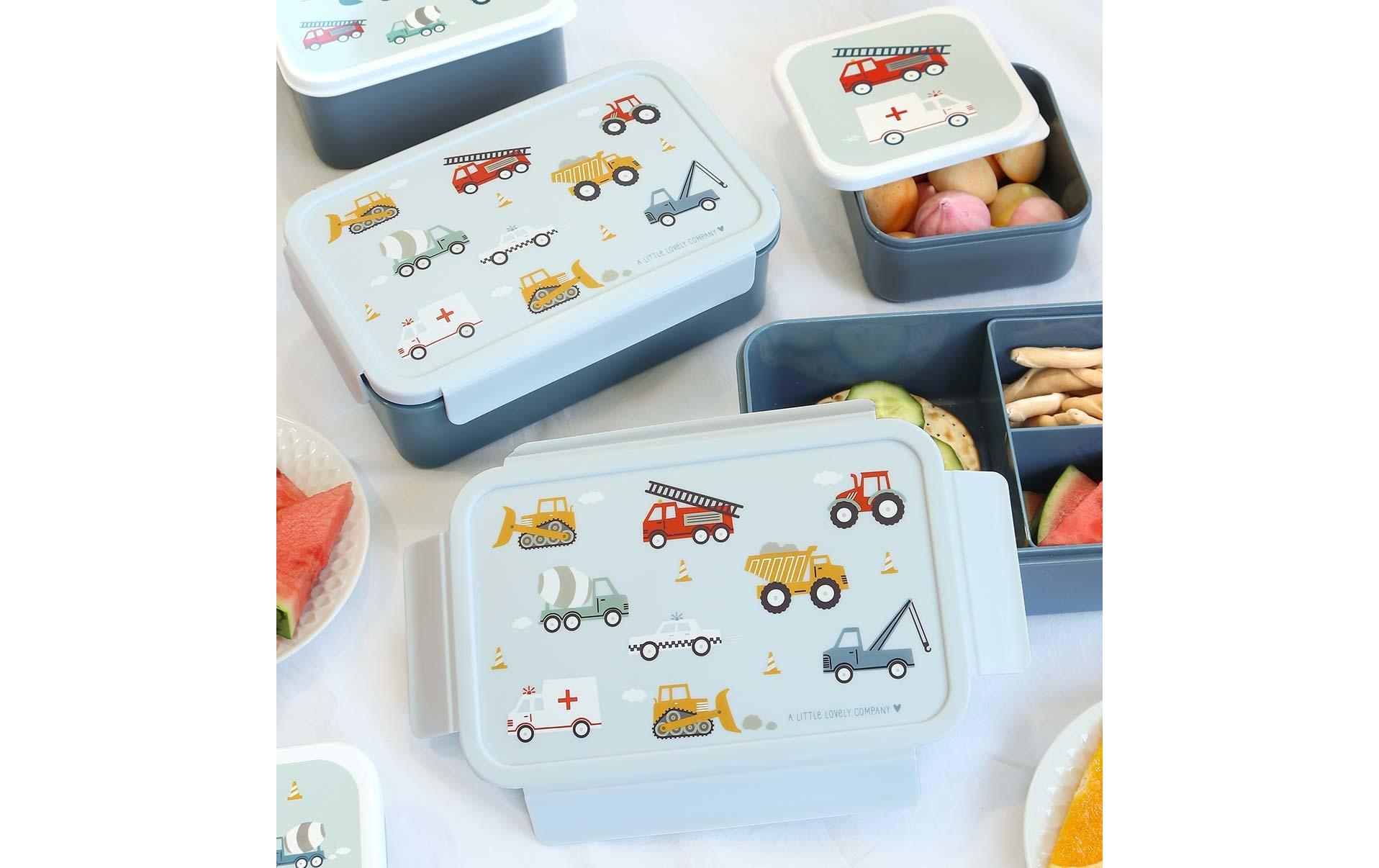 Lunchbox Fahrzeuge MehrfarbigKinder Znünibox mit herzigem Motiv