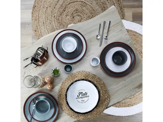 Plat Rond en Céramique 