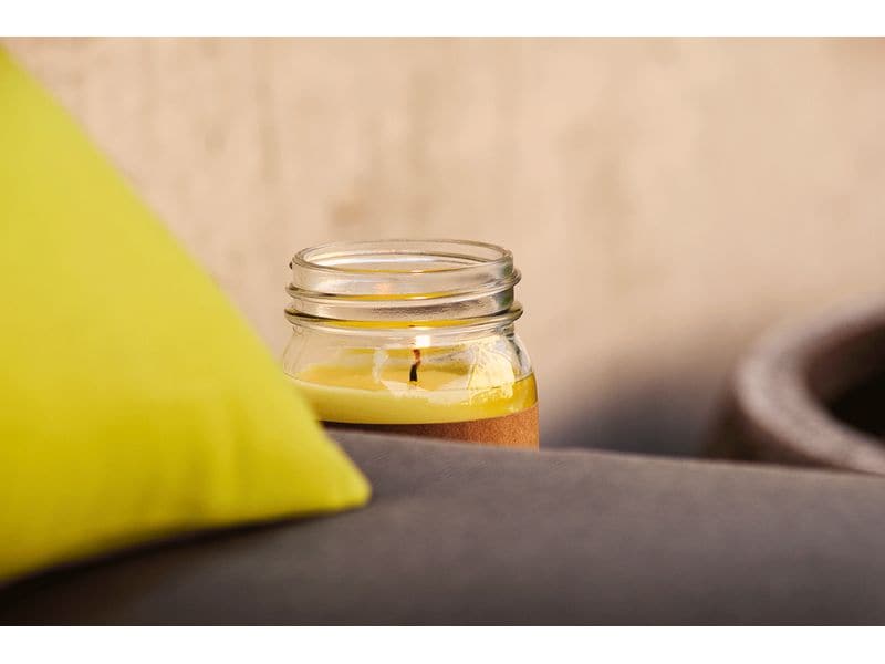 balthasar Gartenkerze Citronella Jar Gelb Anti-Mückenkerze