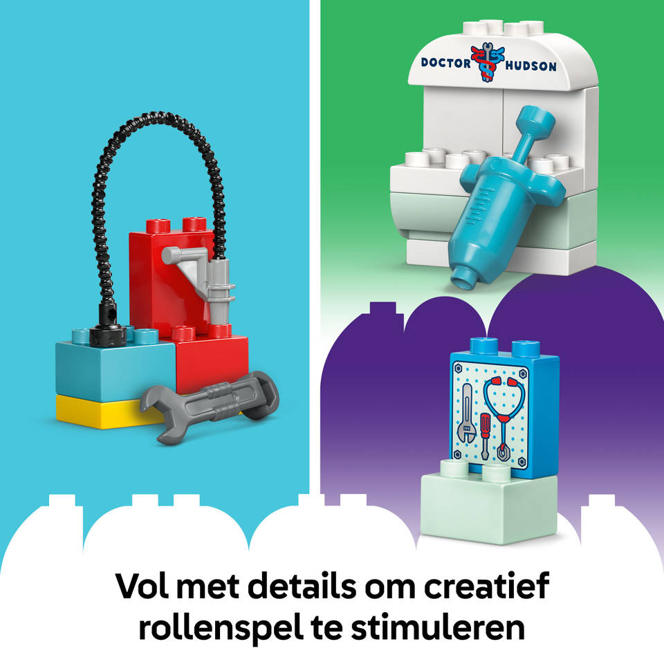 LEGO Disney McQueens bezoek aan Docs garage 10456