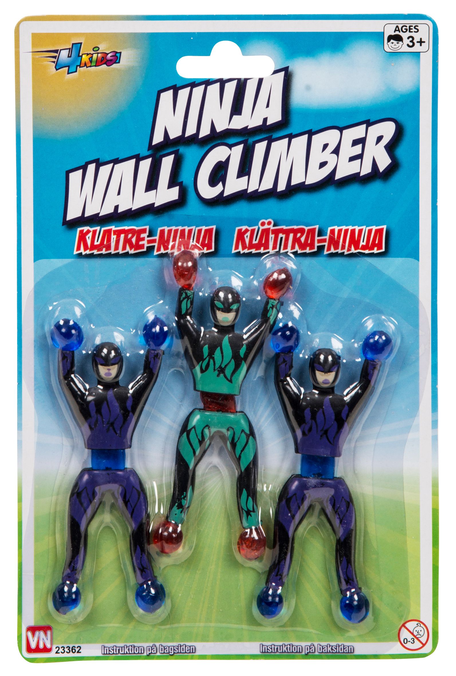 4-kids 3x klatre Ninja