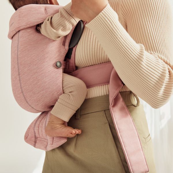 BabyBjörn Mini 3D Jersey Draagzak Lichtbeige